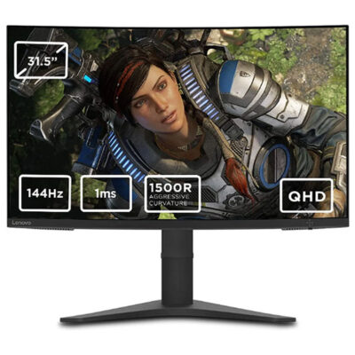 Lenovo G32qc 10 31.5″ QHD Curved Gaming Monitor