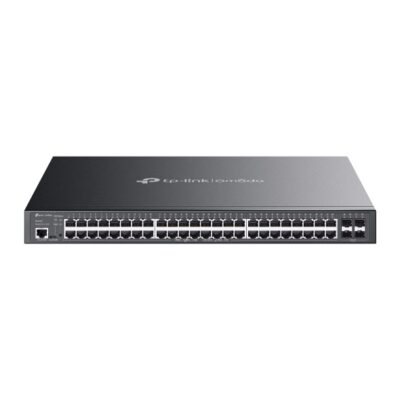 TP-Link 52-Port Gigabit L2+ Managed Switch with 48-Port PoE+