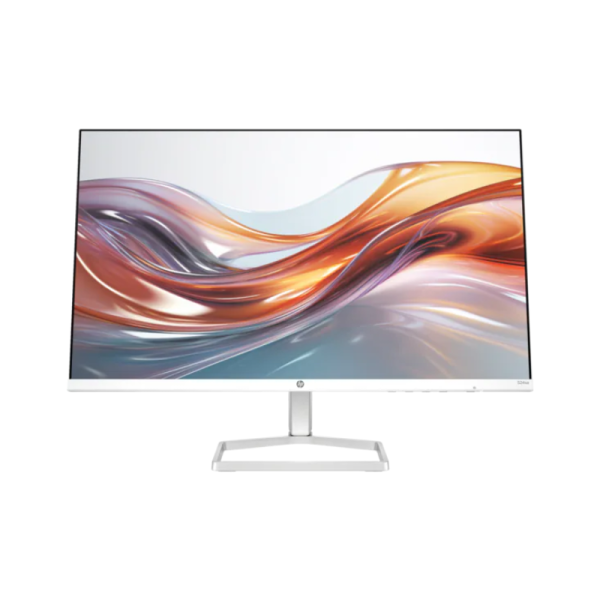 "HP 524sa Series 5 23.8"" FHD Monitor, Integrated Speakers, White Color, Connectivity: 1 VGA, 1 HDMI 1.4, 1 3.5 mm Audio Jack (Audio Out), 1 3.5 mm Audio Jack (Audio In) - 94C36AS"