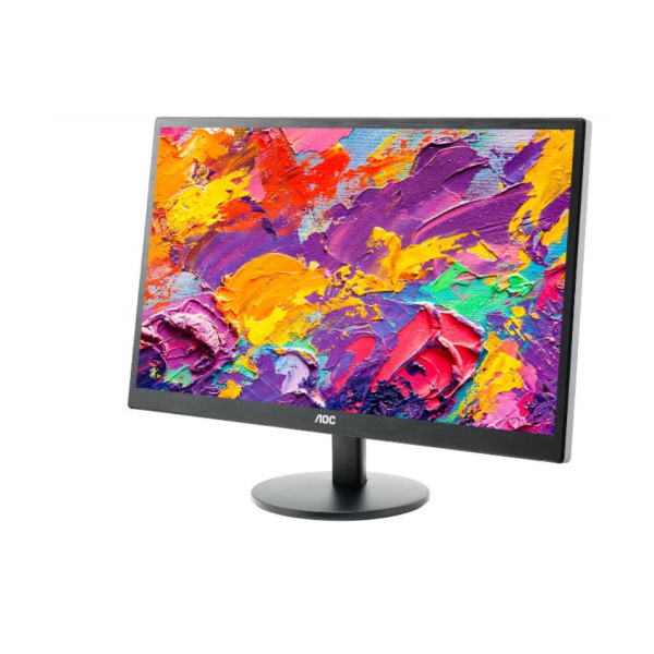 "AOC E970SWN 18.5"" HD Monitor, Black Color, Connectivity: 1 VGA, 1 HDMI 1.4 - E970SWN"